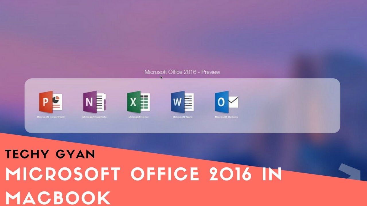 ms office 2016 for mac tutorials